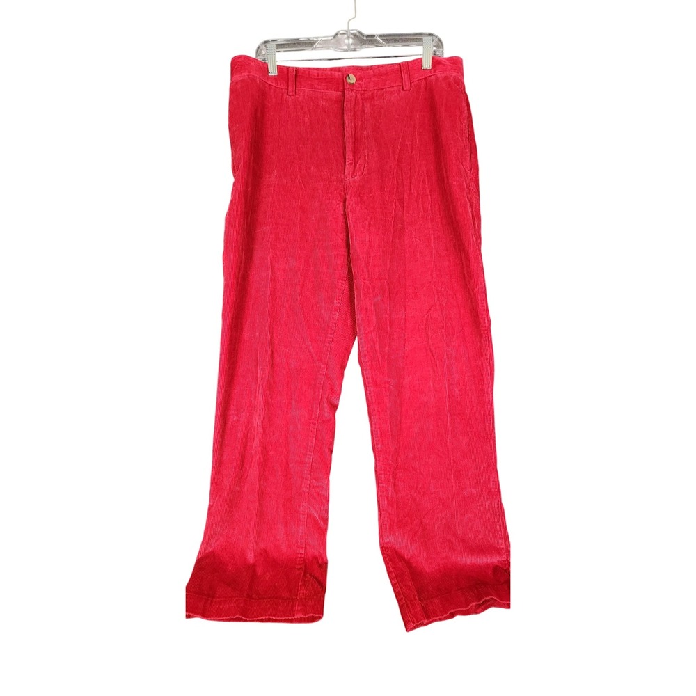 Vineyard Vines Corduroy Pants Mens‎ 35x30 Red Casual Chinos Trousers